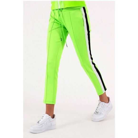 Pam & Gela Lime Crop Pant NWOT Size Medium - Picture 1 of 8